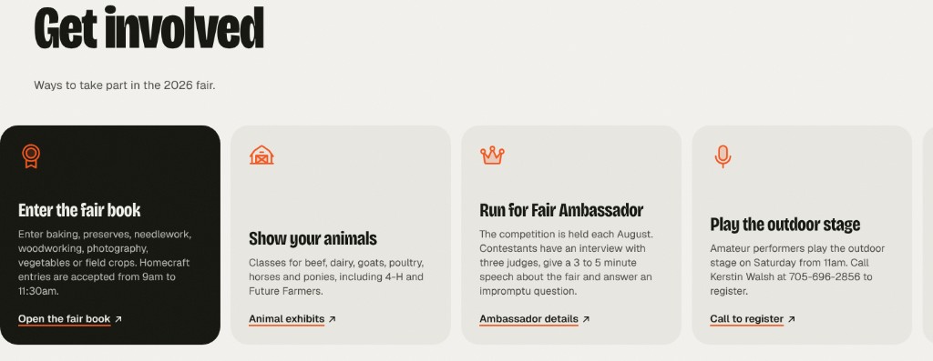 Fair history timeline